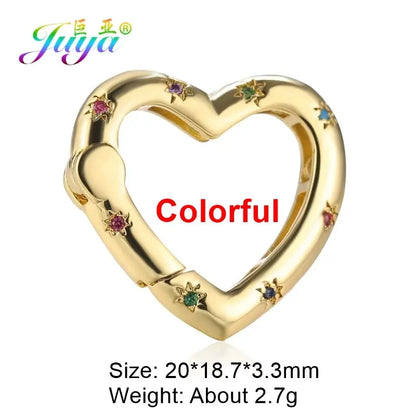 Juya 18K Gold Plated 26 Alphabet Letters Pendant Fasteners Bolt Carabiner Clasps For DIY Women Mesh Chains Name Jewelry Making by All Mart Bristol Ltd