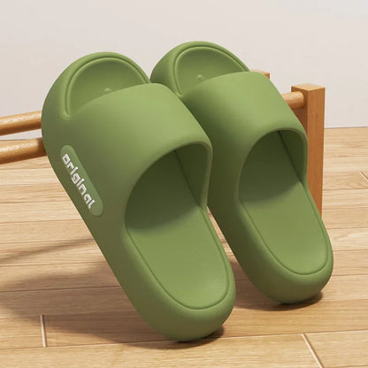 Women Men Slippers Home House Platform Cloud Summer bathroom Slides Indoor Soft Sole Sandals Non Slip Male EVA Thick Flip Flops by All Mart Bristol Ltd