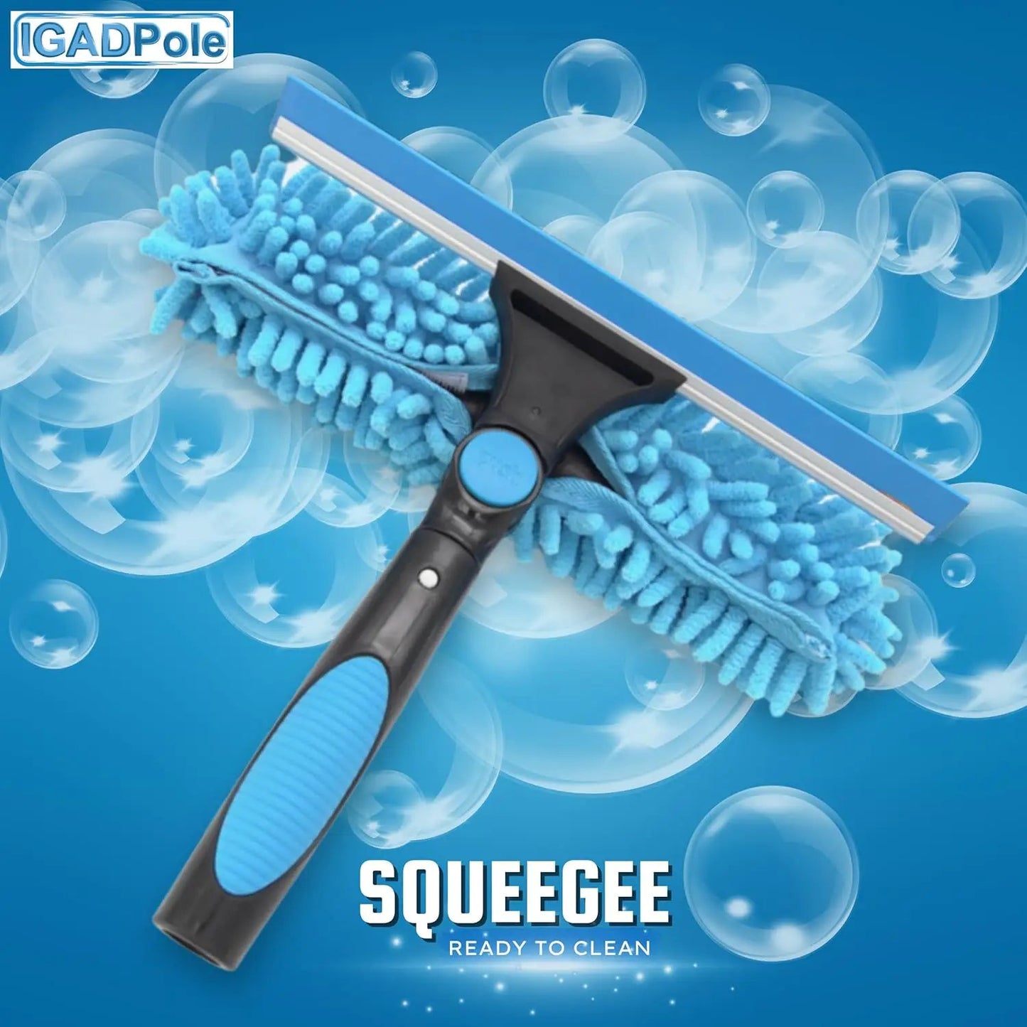 IGAD Pole Single Pivot 10 inch (25cm) Squeegee by IGADPole