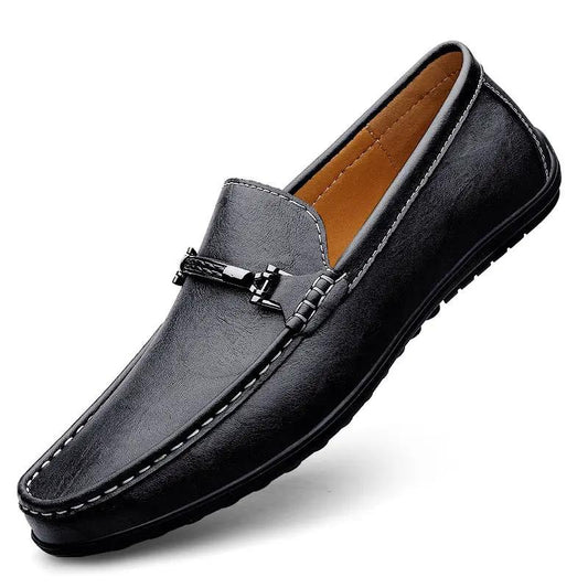 Men's Plus Size Genuine Leather Breathable Shoes by Dropshipman