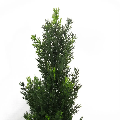 90cm Artificial Cedar Cypress Topiary UV Resistant by Leaf