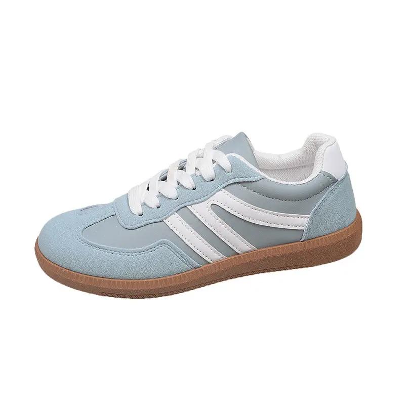 European And American Retro Color-Block Flat Shoes For Women by Dropshipman