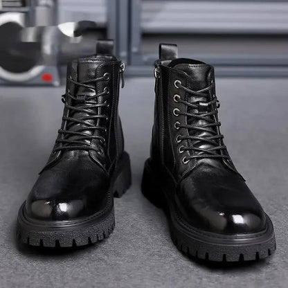 Men's Retro Breathable High-top Martin Boots by Dropshipman