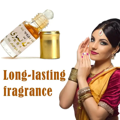 Arabian Perfume Oil Roll On Portable Long Lasting Scent for Men Women Middle East Gold Roll On Perfume Oil Portable Fragrance by All Mart Bristol Ltd