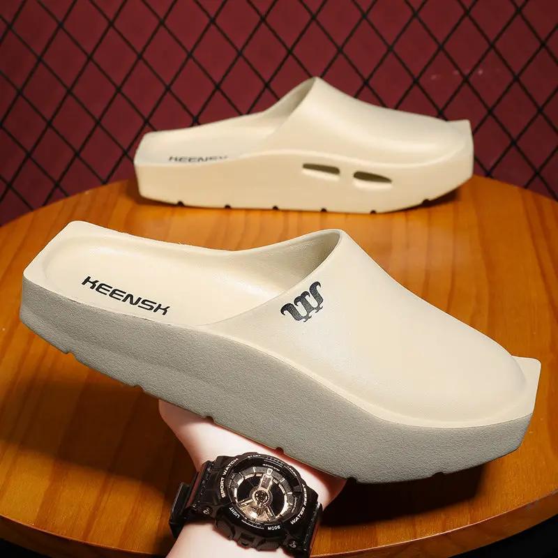 Niche Toe Cap Slipper Men's Casual Platform by Dropshipman