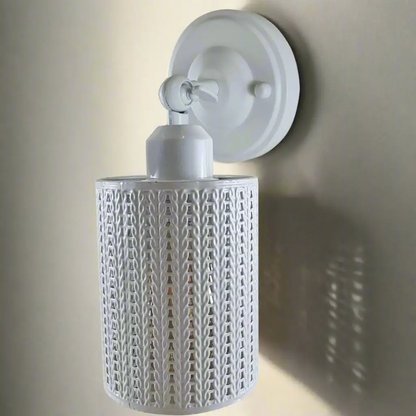 White Vintage Retro Wall Sconce Adjustable E27 Indoor Wall Light ~1231 by All Mart Bristol Ltd