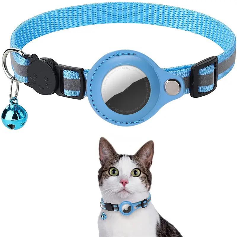 Pet Collar With Bell Airtag Reflective Collar by Dropshipman