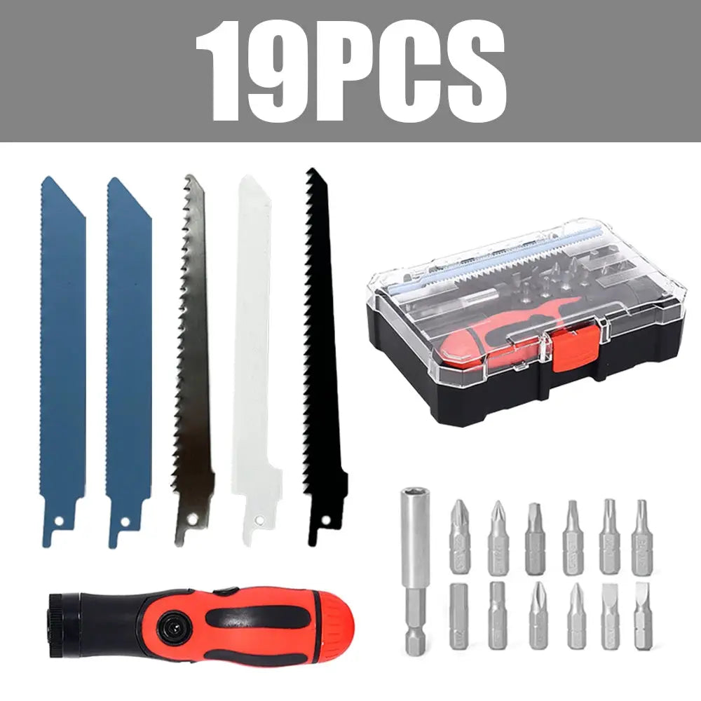 Multifunctional Hand Saw Manual Saw Set with Handle Reciprocating Saw for Metal Plastic Pipe Cutting Woodworking Craft Projects by All Mart Bristol Ltd
