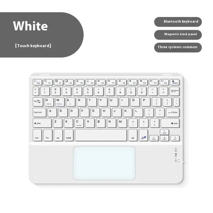 Bluetooth Keyboard With Touch For Mobile Phone Tablet Wireless Rechargeable by Dropshipman