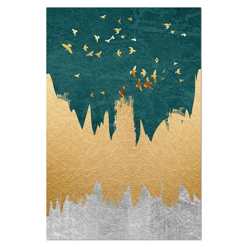 Abstract Landscape Wall Art Canvas Painting Nordic Poster by Dropshipman