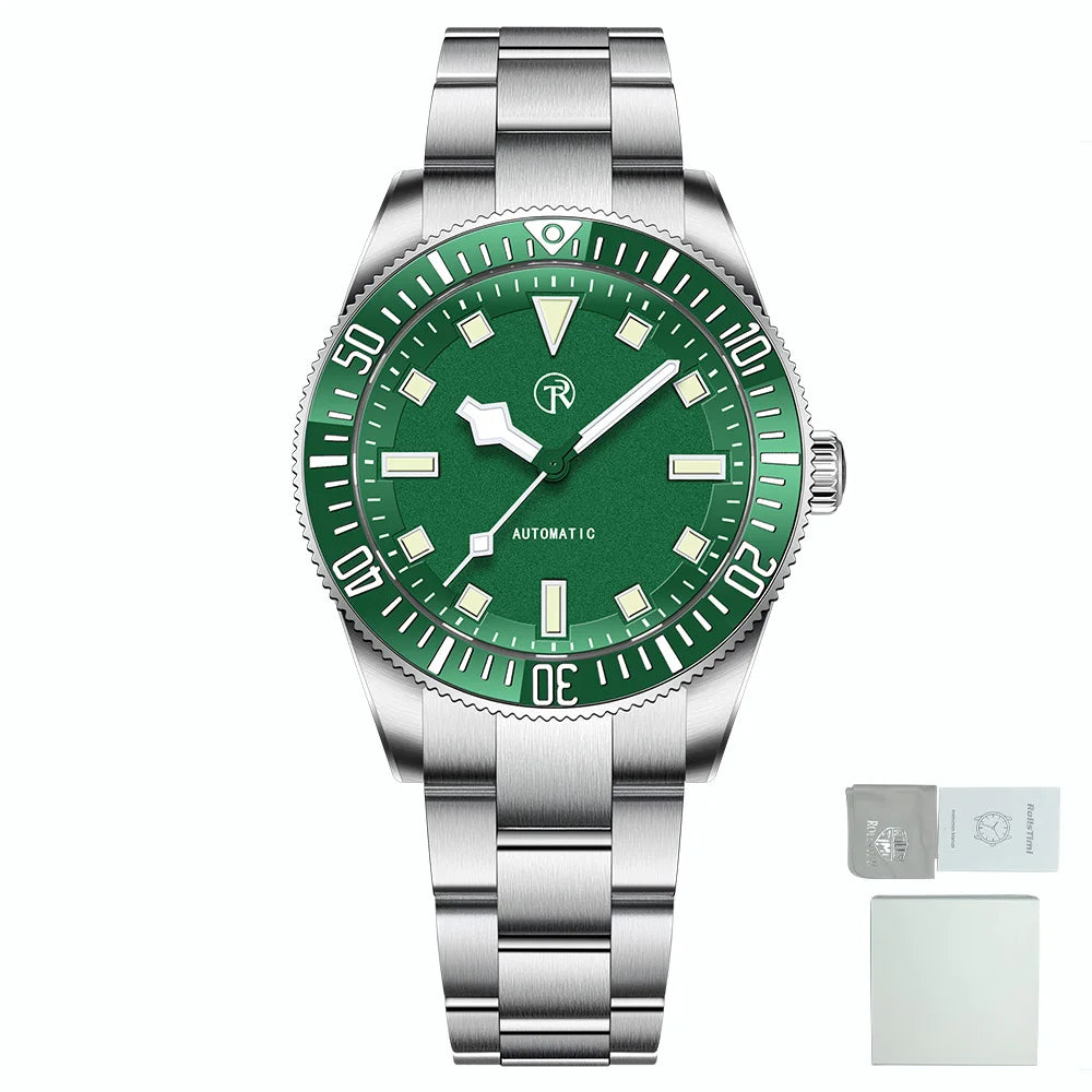 2026 new Rollstimi men's watches luxury automatic watch men's mechanical watch top sapphire stainless steel 10BAR watch luminous by All Mart Bristol Ltd