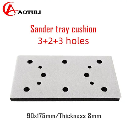 Sponge Cushion Rectangular 90x175mm Suitable for Festo 3+2+3 Holes Square Thick Cushion Rectangular 8-hole Sandpaper by All Mart Bristol Ltd