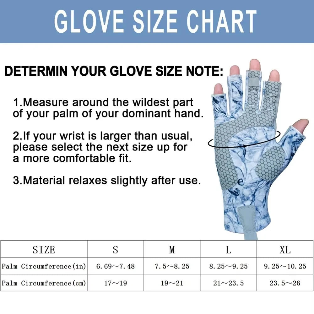 Riverruns Fingerless Fishing Gloves Are Designed for Men and Women Fishing, Boating, Kayaking, Hiking, Running, Cycling