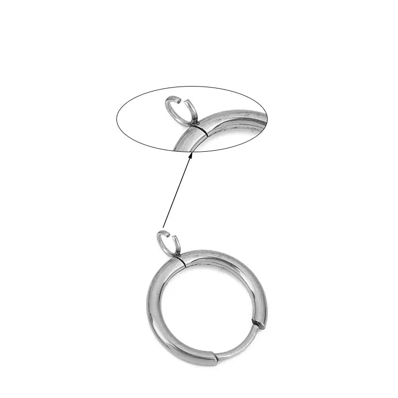 10pcs PVD Never Fade Earrings Hooks Making 16mm Hypoallergenic Stainless Steel Earring Clasps Wire For Jewelry Findings Supplies by All Mart Bristol Ltd