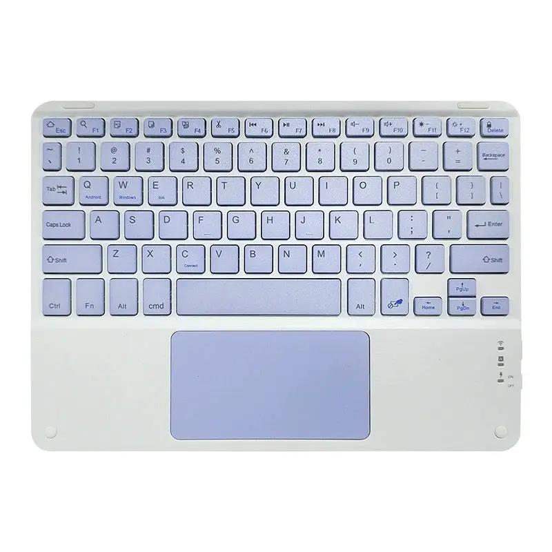 Bluetooth Keyboard With Touch For Mobile Phone Tablet Wireless Rechargeable by Dropshipman