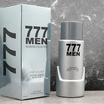 Premium Men's Cologne 100ml Lasting Oud Cedarwood Eau De Toilette Radiating Charm Fresh Refreshing 777 Business Men's Fragrance by All Mart Bristol Ltd