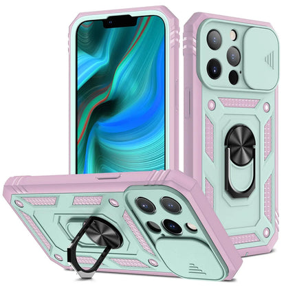 New Magnetic Mobile Phone Case With Sliding Window Bracket by Dropshipman