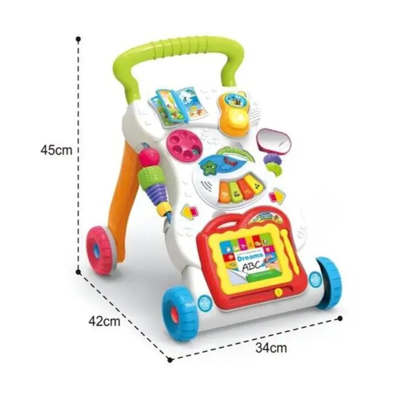 Push along Baby Walker with Wheels Multifunctiona by All Mart Bristol Ltd