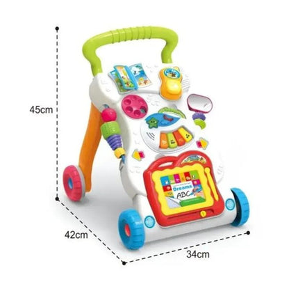 Push along Baby Walker with Wheels Multifunctiona by All Mart Bristol Ltd