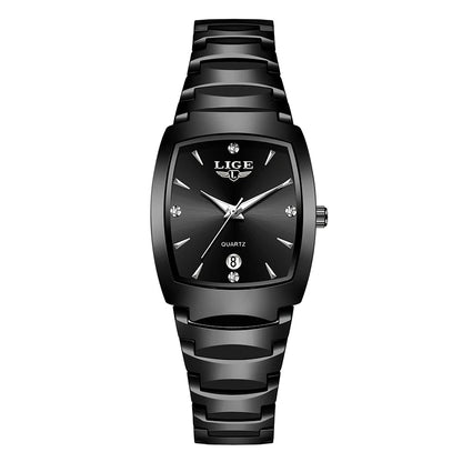 LIGE Watch women Business Luxury Ladies clock female waterproof watches Fashion quartz Simple Watch for Wome montre femme+BOX by All Mart Bristol Ltd