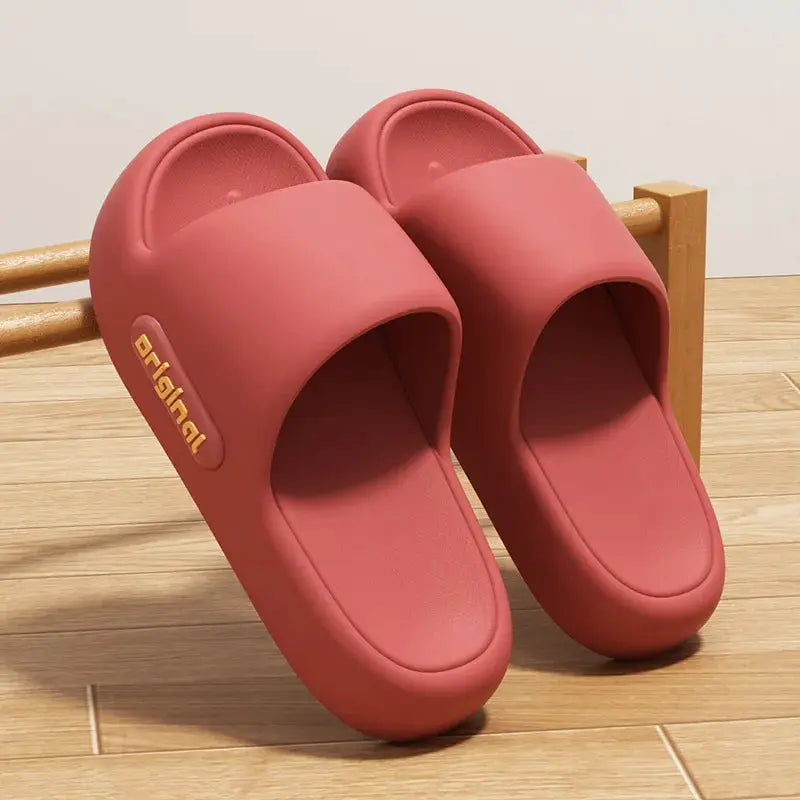 Women Men Slippers Home House Platform Cloud Summer bathroom Slides Indoor Soft Sole Sandals Non Slip Male EVA Thick Flip Flops by All Mart Bristol Ltd