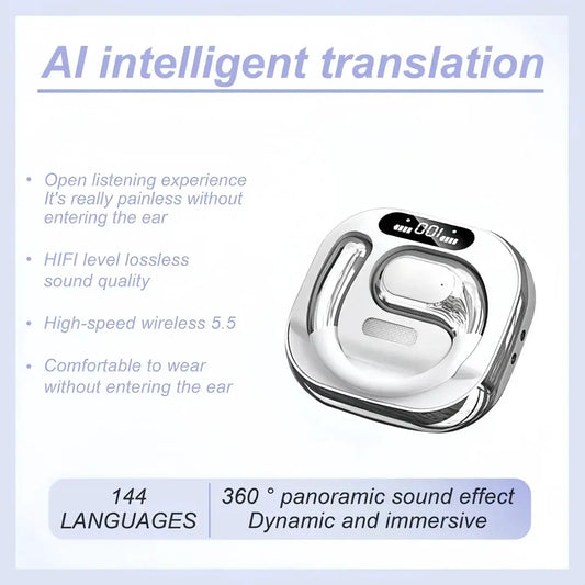 Translation Earbuds Real Time - AI 144 Language Translator Earbuds, Audifonos Traductores Inglés Español, by All Mart Bristol Ltd