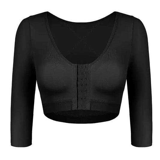 MISSMOLY Womens Arm Shaper Tops Slimmer Compression Half Sleeves Post Surgery Posture Corrector Shapewear by All Mart Bristol Ltd