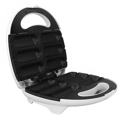 750W Electric Waffle Corn Dog Maker for 6 Snacks by All Mart Bristol Ltd