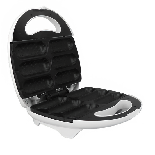 750W Electric Waffle Corn Dog Maker for 6 Snacks by All Mart Bristol Ltd