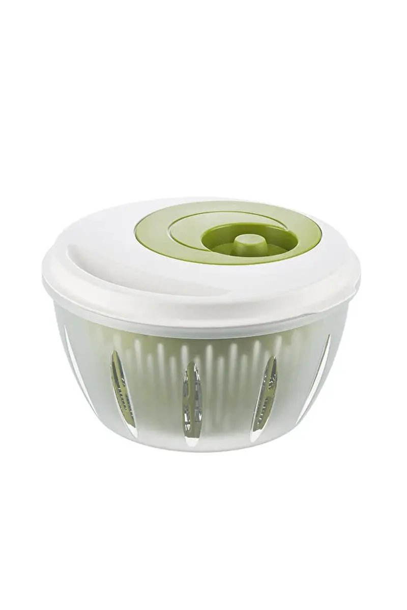 Salad Spinner 4.5L Vegetable Dryer with Ergonomic Handle Large Bowl by All Mart Bristol Ltd
