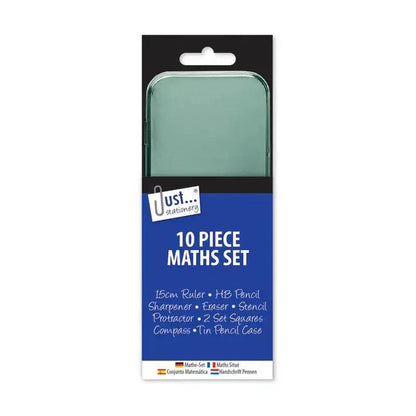 TALLON COMPACT MATHS GEOMETRY SET with COMPASS RULER PROTRACTOR SQUARE SHARPENER by All Mart Bristol Ltd