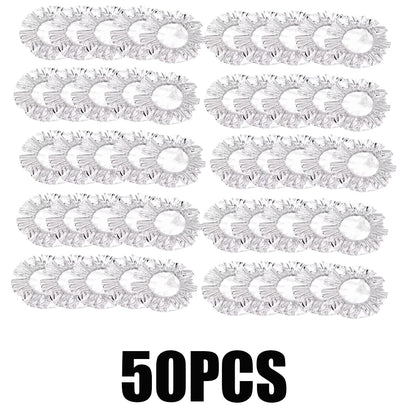 10-60Pcs Reusable Aluminum Foil Bowl Cover Heat Insulation and Heat Preservation Food Grade Oven Takeaway Picnic