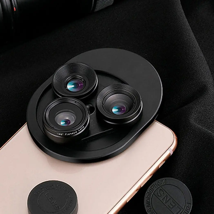 Aquarius Universal 3 in 1 Camera lens With Fisheye Lens & Wide Angle by Aquarius