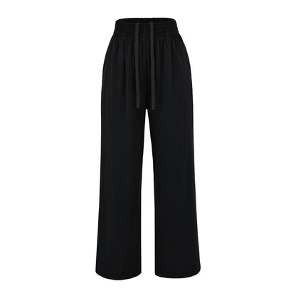 FigureFlattering Set Seductive Slimming T-Shirt Set Wide Leg High-Waisted Set Two-Piece Comfortable Chic Outfit For Women by All Mart Bristol Ltd