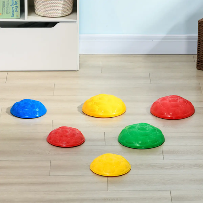 ZONEKIZ Balance River Stones w/ Non-Slip Mats for Ages 3-8 Years by ZONEKIZ