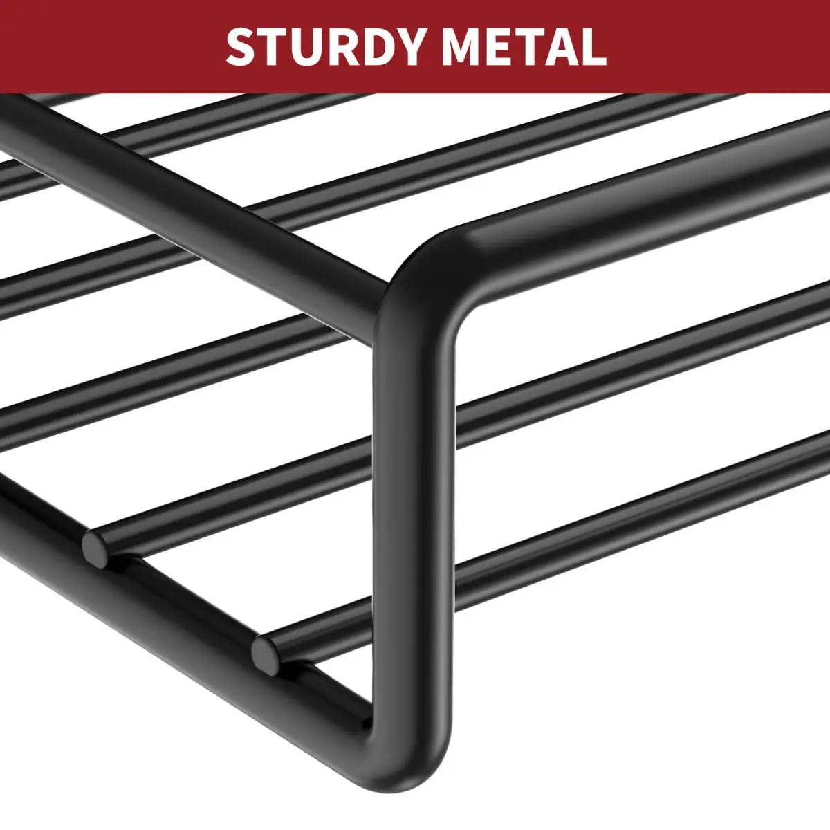 VINSANI 4pc MAGNETIC SPICE RACK METAL SHELF 1010421 by Vinsani