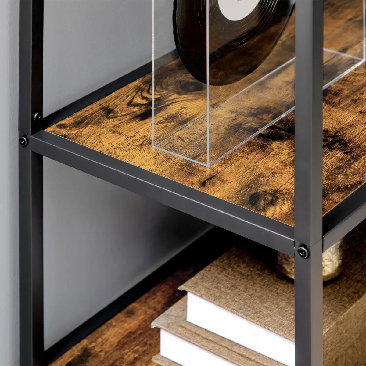 HOMCOM 7 Tier Storage Shelves, Free Standing Book Shelf for Study, Living Room by HOMCOM