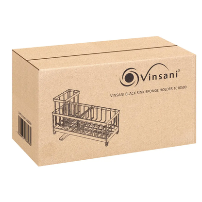 VINSANI BLACK SINK SPONGE HOLDER 1010500 by Vinsani