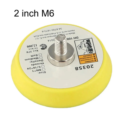 2/3/5 Inch Polishing Sanding Disc M6/M8 Male Thread Backing Pad Sander Polishing Tray For Wood Metal For Grinding Polishing by All Mart Bristol Ltd