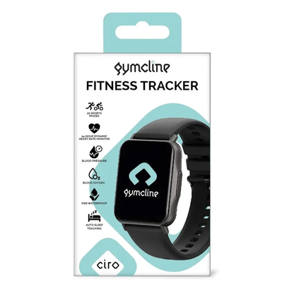 Gymcline Ciro Fitness Tracker w/ 25 Sports Modes & IP68 Water Protection, Navy by Gymcline