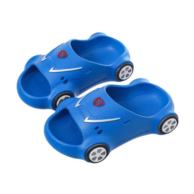 Kids Glowing Slippers Cartoon Car Sandals Children Sandals Anti Slip Boys Girls Luminous Slippers Summer Beach Shoes by Dropshipman