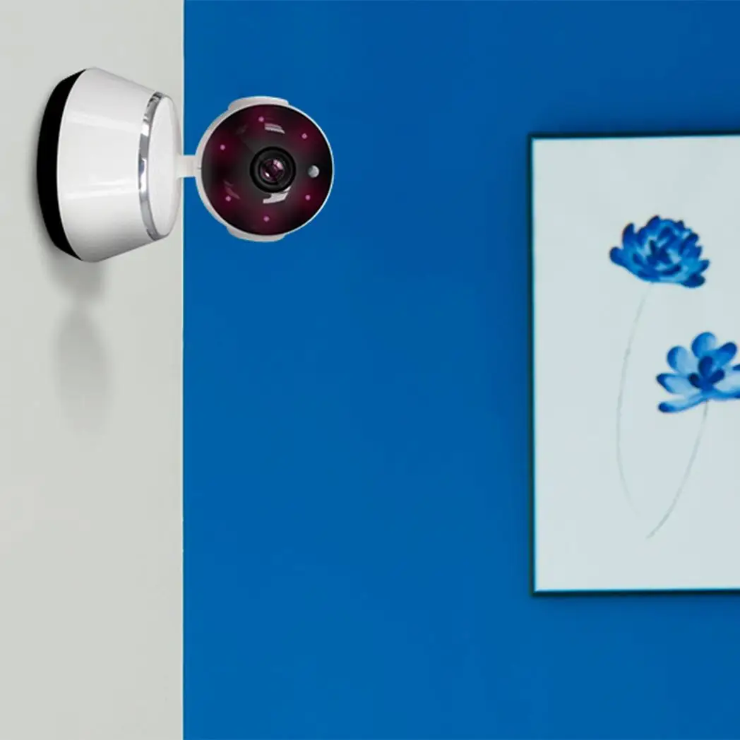 Aquarius 360 HD Indoor Smart Home White Camera With 8GB Gold Micro Sd Card by Aquarius