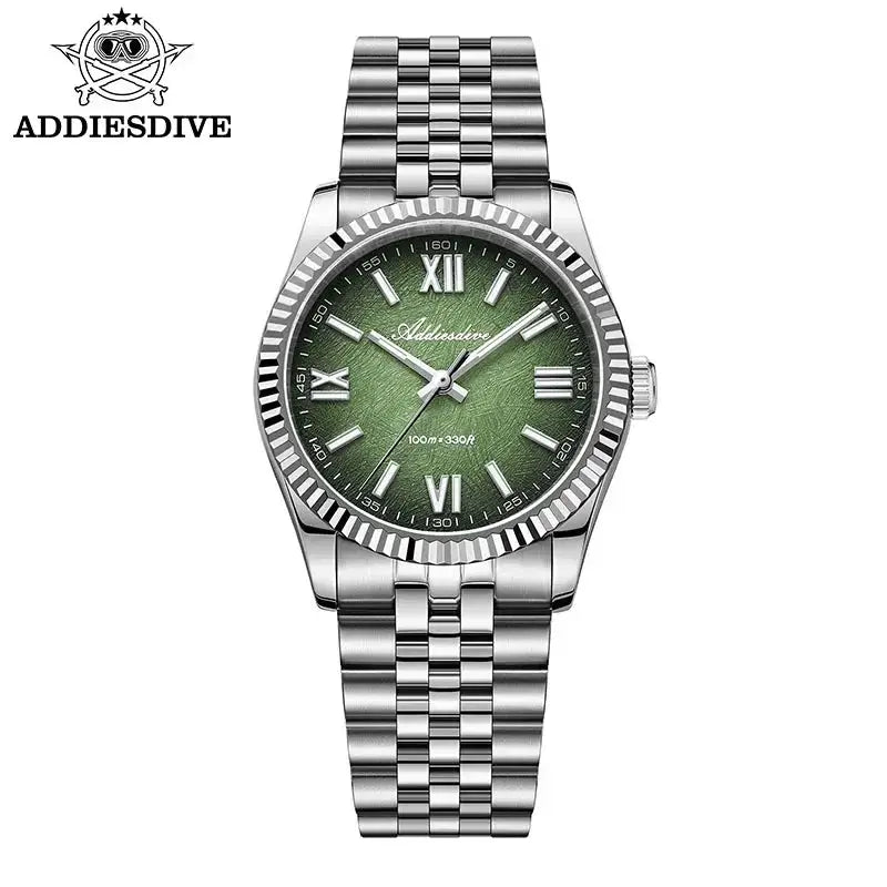 ADDIESDIVE Elegant Watch for Woman Luxury Sapphire Glass VH31 Quartz BGW9 Super Luminous 10Bar Waterproof Wristwatch AD2512 by All Mart Bristol Ltd