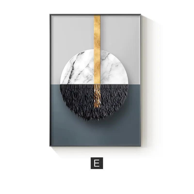 Abstract Geometric Canvas Painting Picture Home Decor Wall Poster by Dropshipman