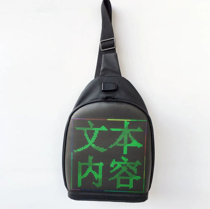 LED Chest Bag Crossbody Electronic Screen by Dropshipman