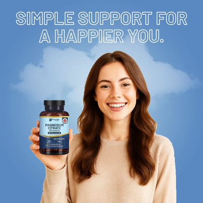 Magnesium Citrate Capsules 1500mg with Vitamin B6 by Prowise Healthcare