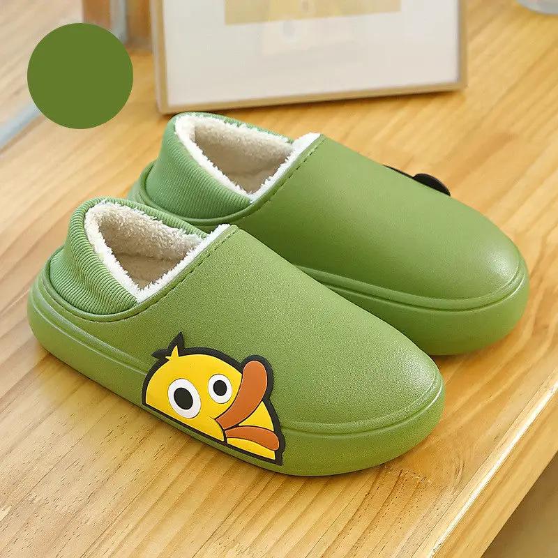 Cartoon Cute Bear Wearing Household Cotton Shoes Indoor And Outdoor by Dropshipman