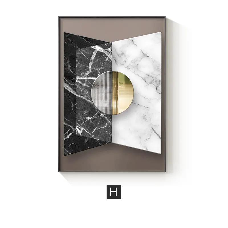 Abstract Geometric Canvas Painting Picture Home Decor Wall Poster by Dropshipman