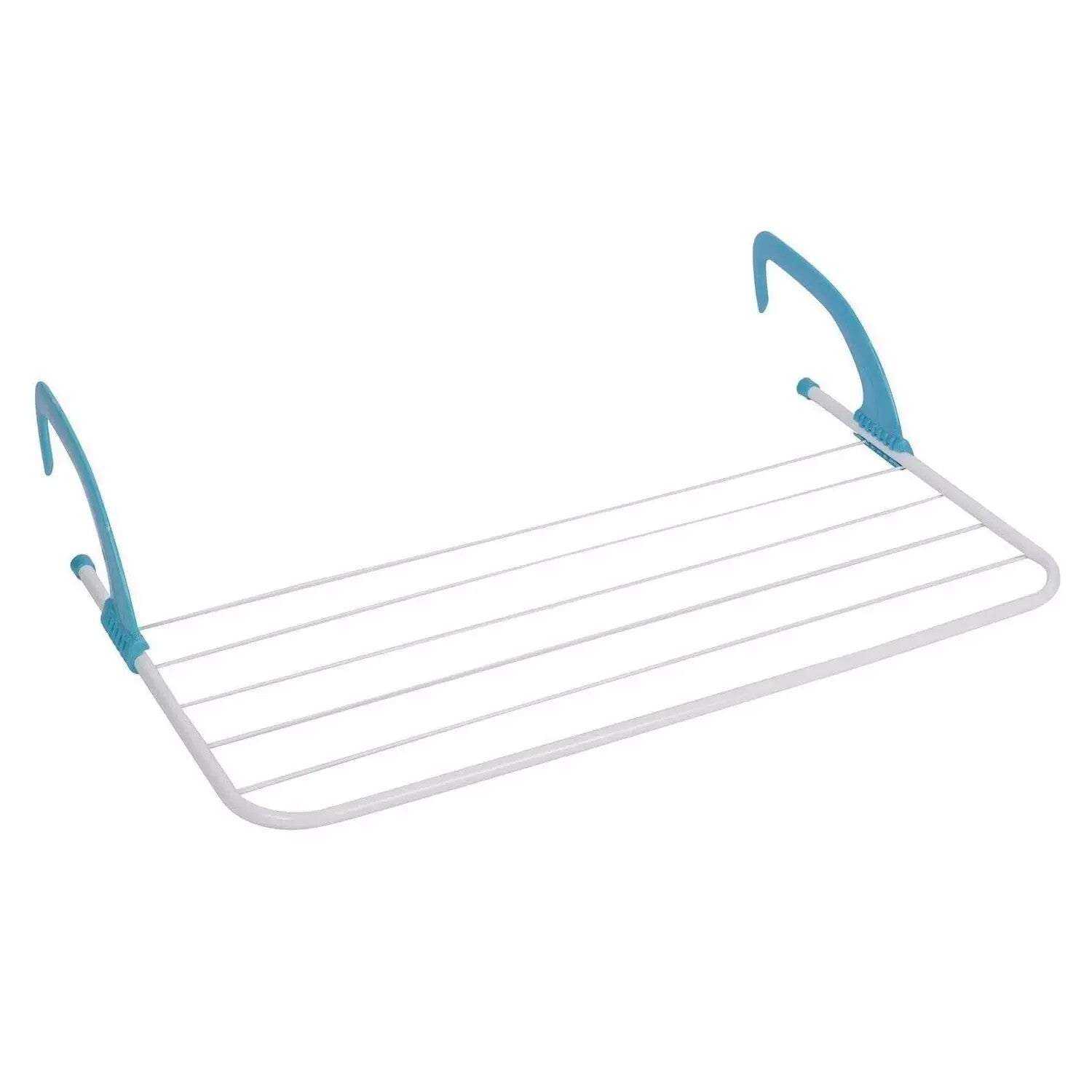 Radiator Clothes Airer Holder Folding Air Dryer Rail 5 Bar Laundry Rack Hanger by All Mart Bristol Ltd