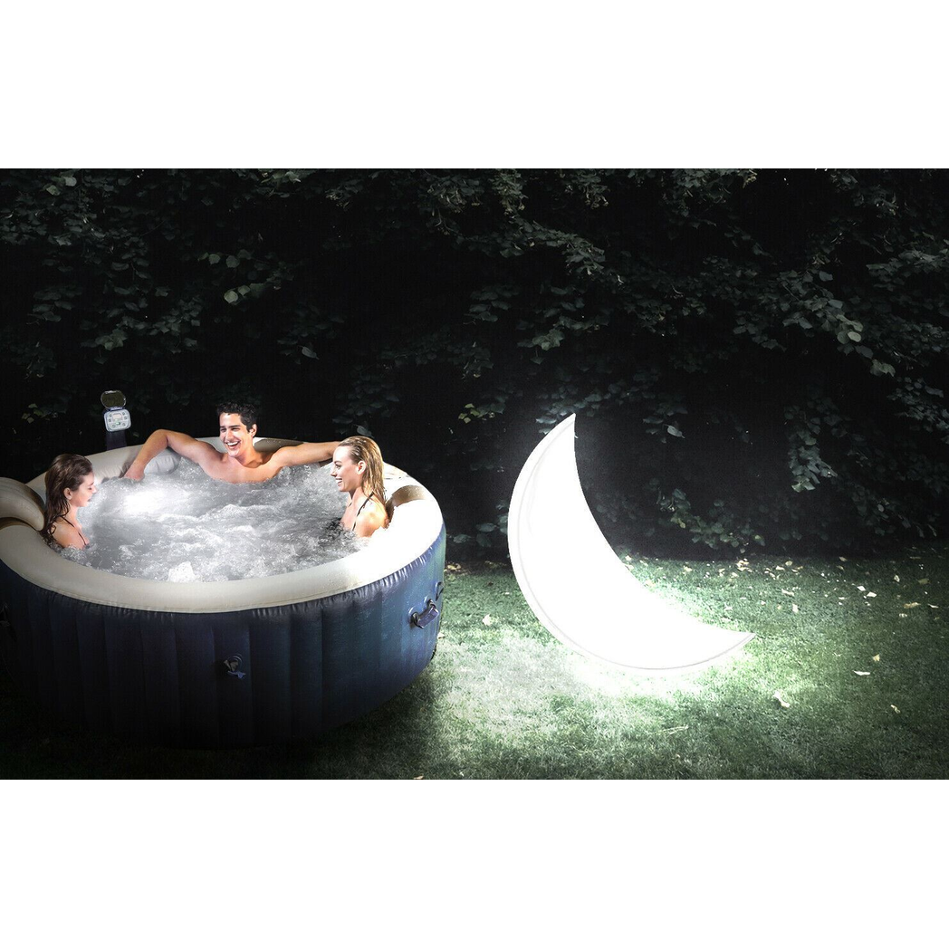 Intex LED Floating Moon Crescent Light for Garden Lighting, 1.35m x 43cm x 89cm by Intex